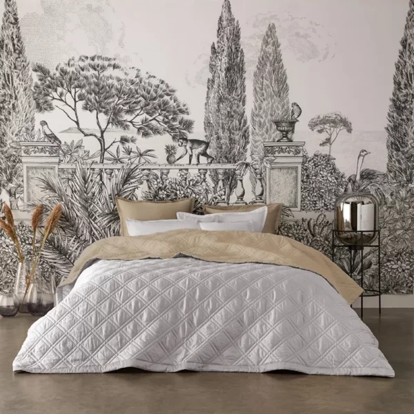 Narzuta na łóżko Merveille Desert/Lune Alexandre Turpault (Szaro - beżowy)