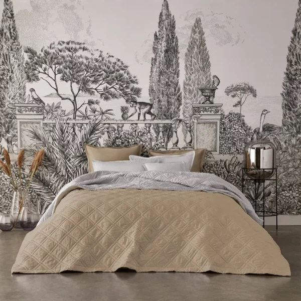 Narzuta na łóżko Merveille Desert/Lune Alexandre Turpault (Szaro - beżowy)
