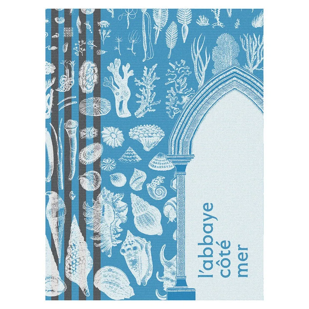 Ręcznik kuchenny Abbaye Mer (Niebieski)