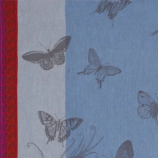Ręcznik kuchenny Jardin des papillons (Niebieski)