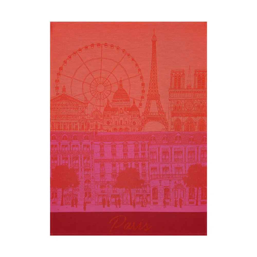 Ręcznik kuchenny Paris panorama (Red kiss)