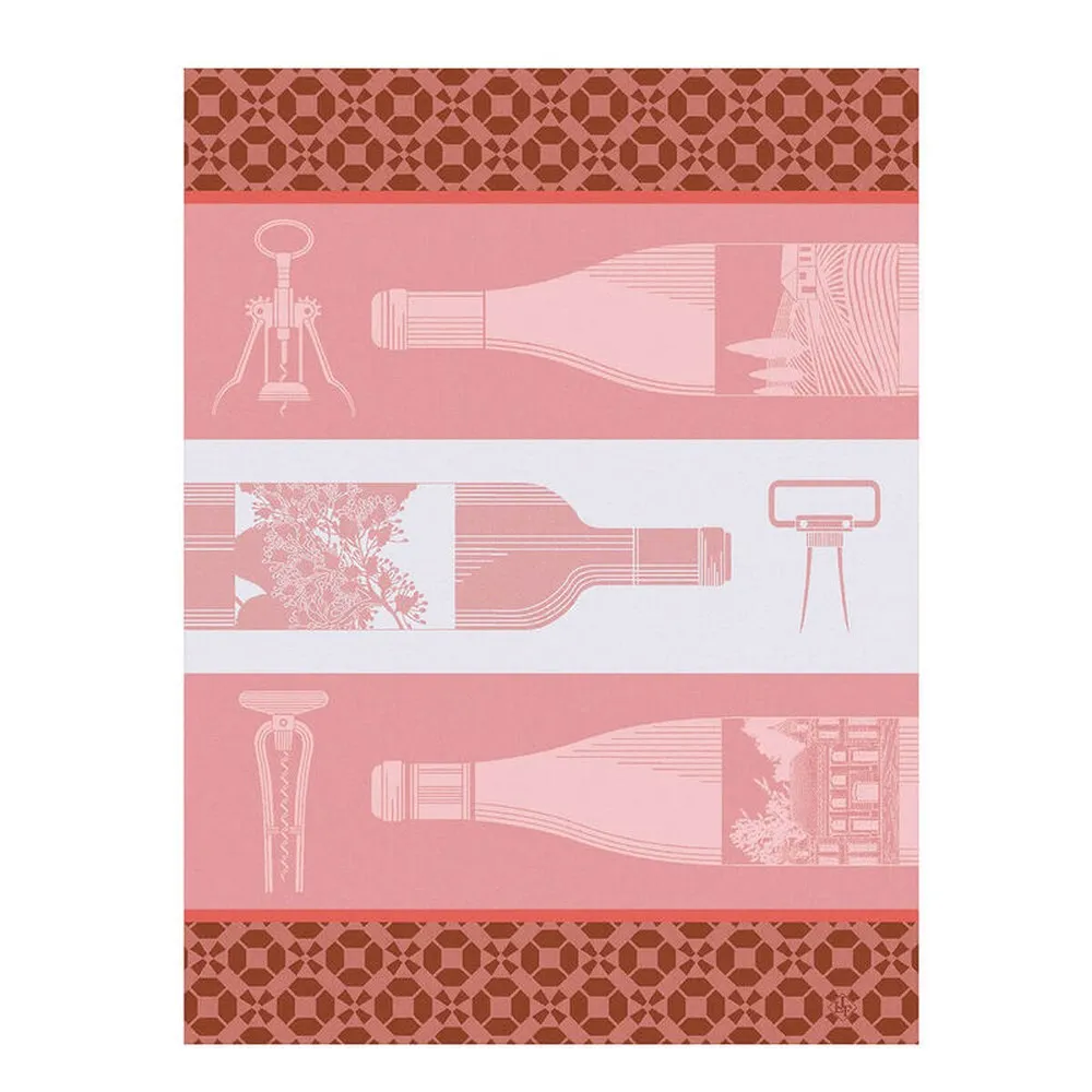 Ręcznik kuchenny Vin en Bouteille (Różowy)