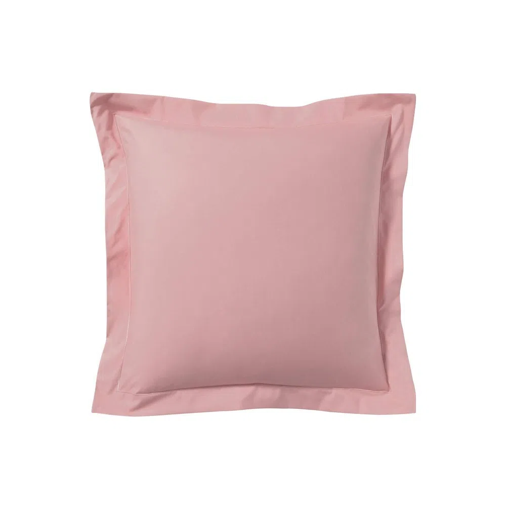 Poszewka na poduszkę Percale Poudre Essix (Różowy)