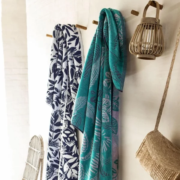 Ręcznik plażowy Brehat Marine Essix (Biało - niebieski)