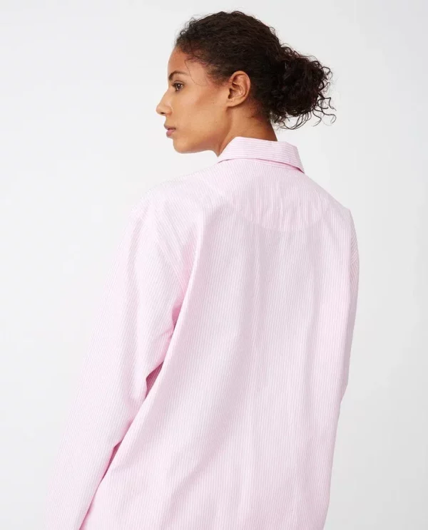 Piżama damska LEXINGTON (Różowo-biały)