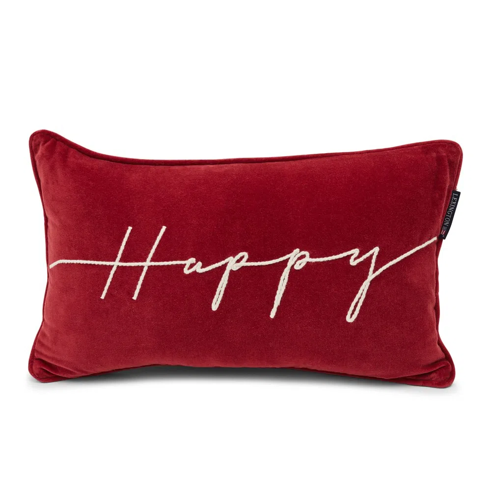 Poduszka dekoracyjna Happy LEXINGTON (Czerwono-biały)