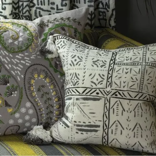 Poduszka dekoracyjna Lakhama William Yeoward (Cytrynowy)