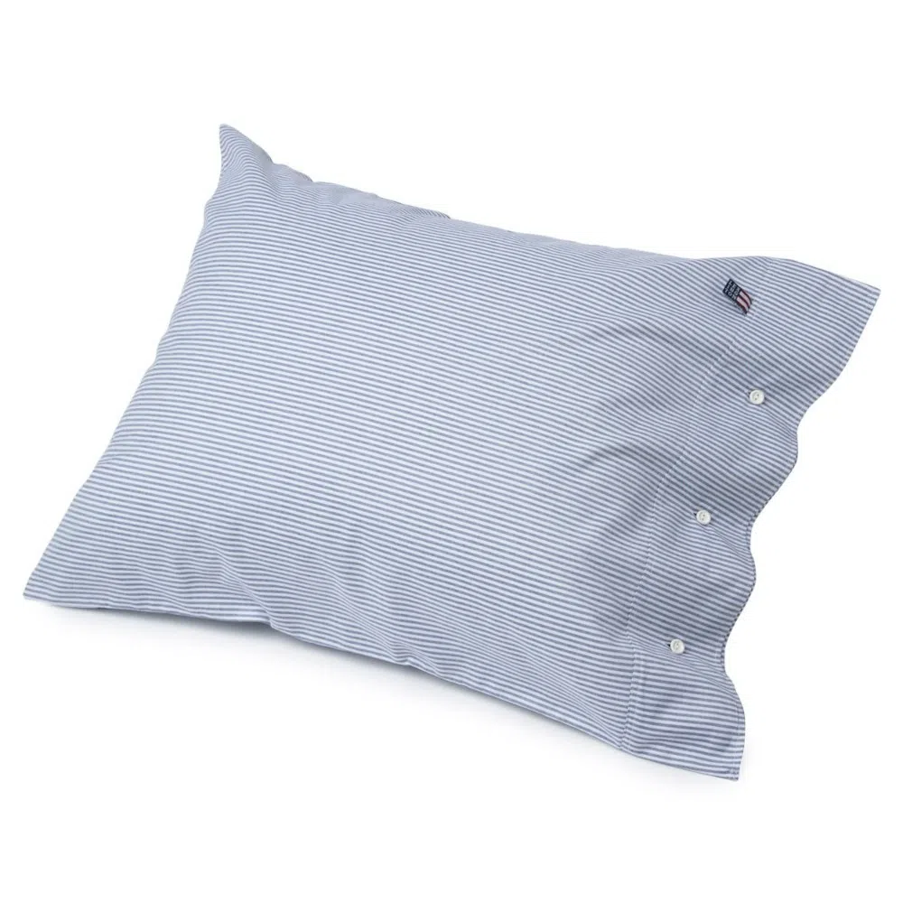 Poszewka na poduszkę Pin Point Pillowcase LEXINGTON (Granatowo-biały)