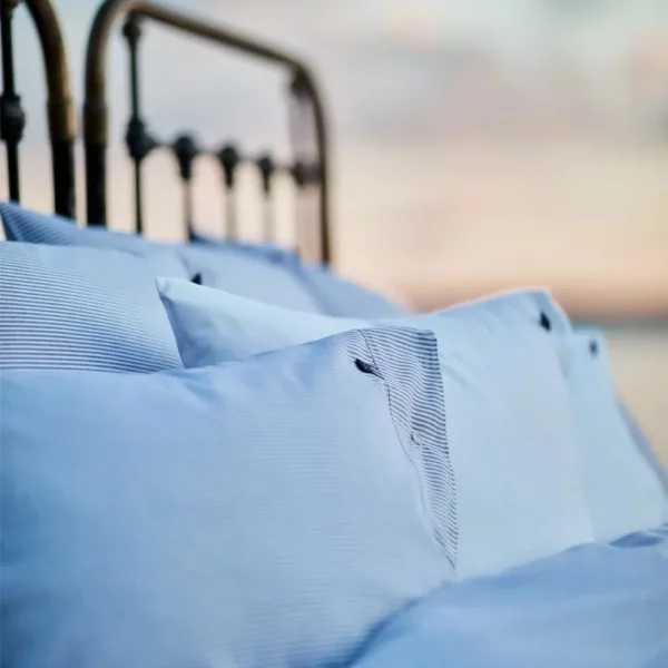 Poszewka na poduszkę Pin Point Pillowcase LEXINGTON (Niebiesko-biały)