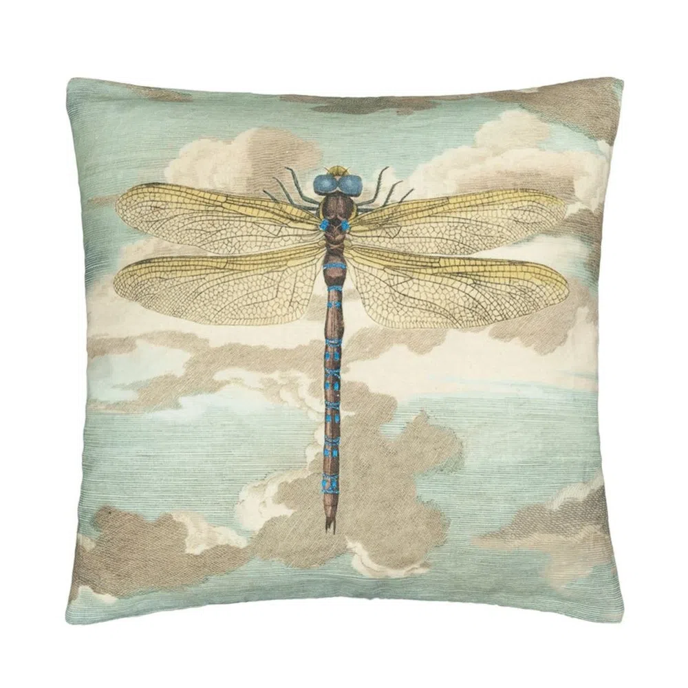 Poduszka dekoracyjna Dragonfly over Clouds John Derian (Sky Blue)