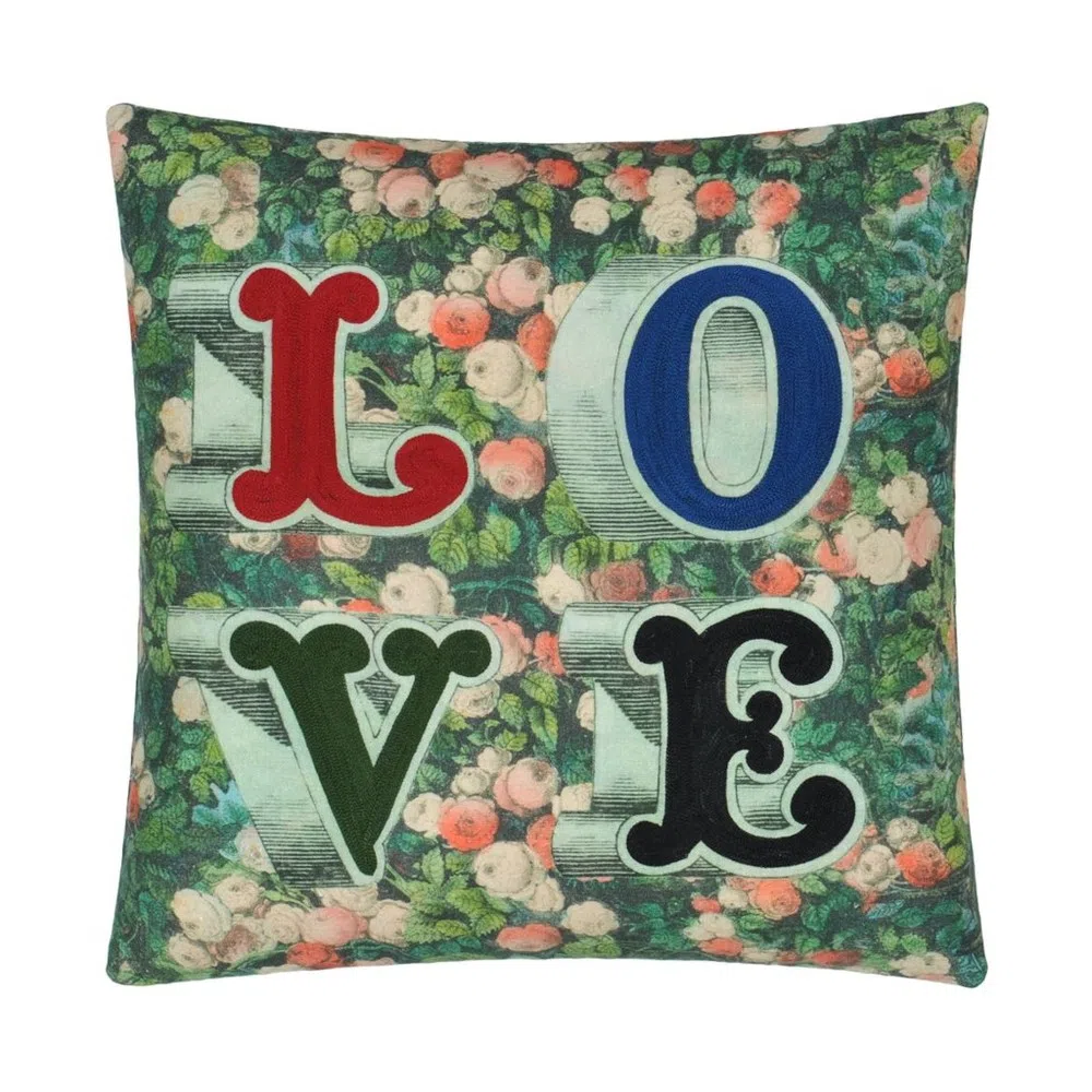Poduszka dekoracyjna LOVE John Derian (Forest)