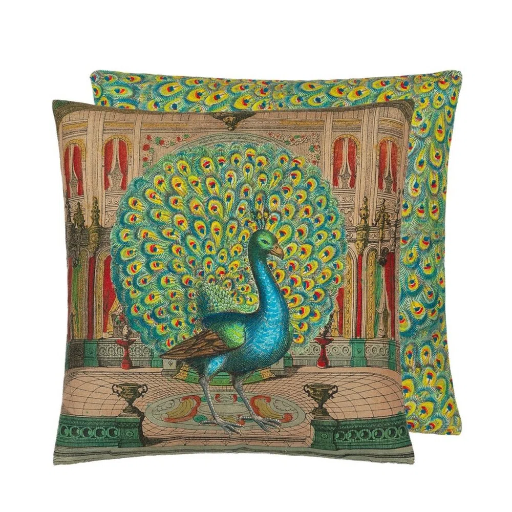 Poduszka dekoracyjna Peacock John Derian (Emerald)
