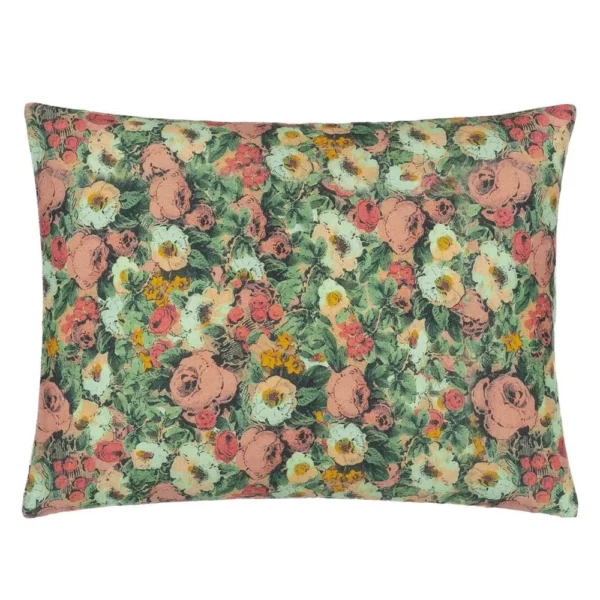 Poduszka dekoracyjna Toucan Floral John Derian (Sepia)