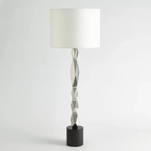 Lampa stołowa Facet Block (Nickel)