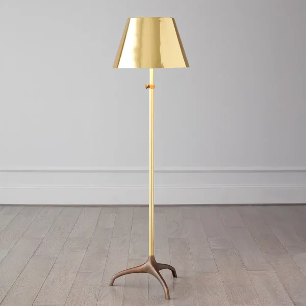 Lampa podłogowa Simple Tripod (Bronze, Brass)