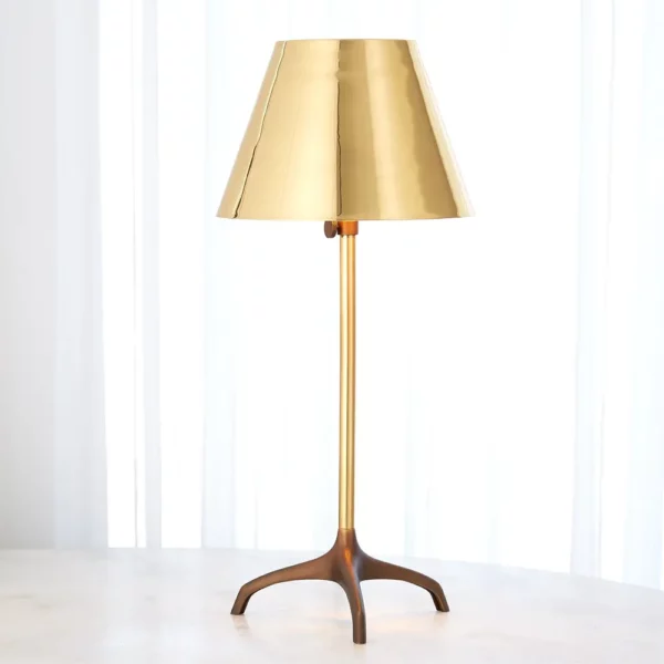 Lampa stołowa Simple Tripod (Bronze, Brass)