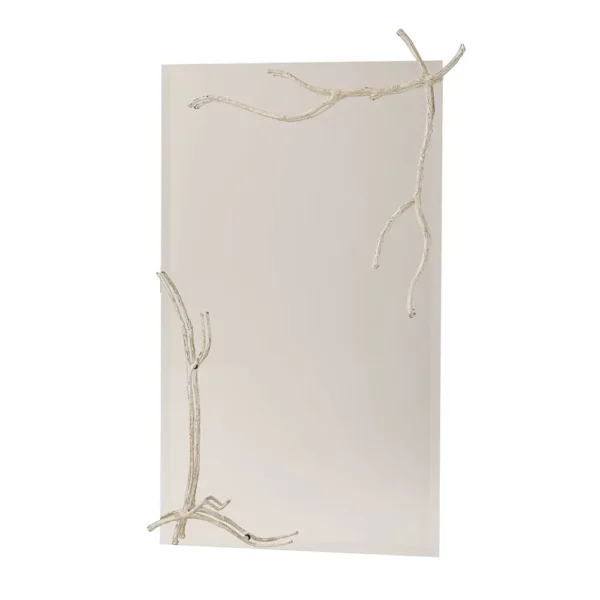 Lustro Twig z płatkami srebra (Silver Leaf)