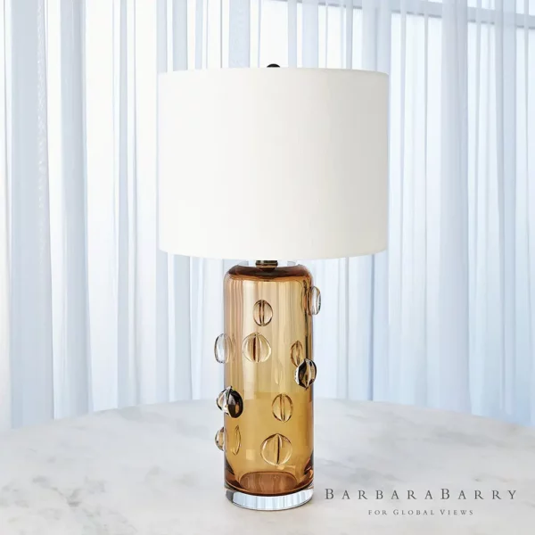 Lampa Amber Glass